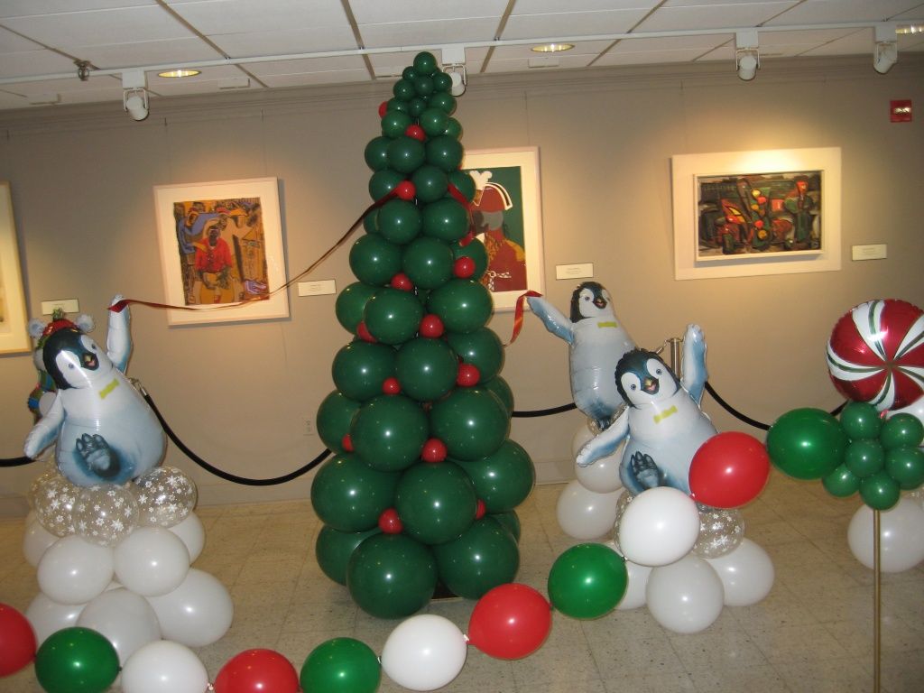 Елка из воздушных шаров